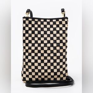 Clare V Checkered Poche